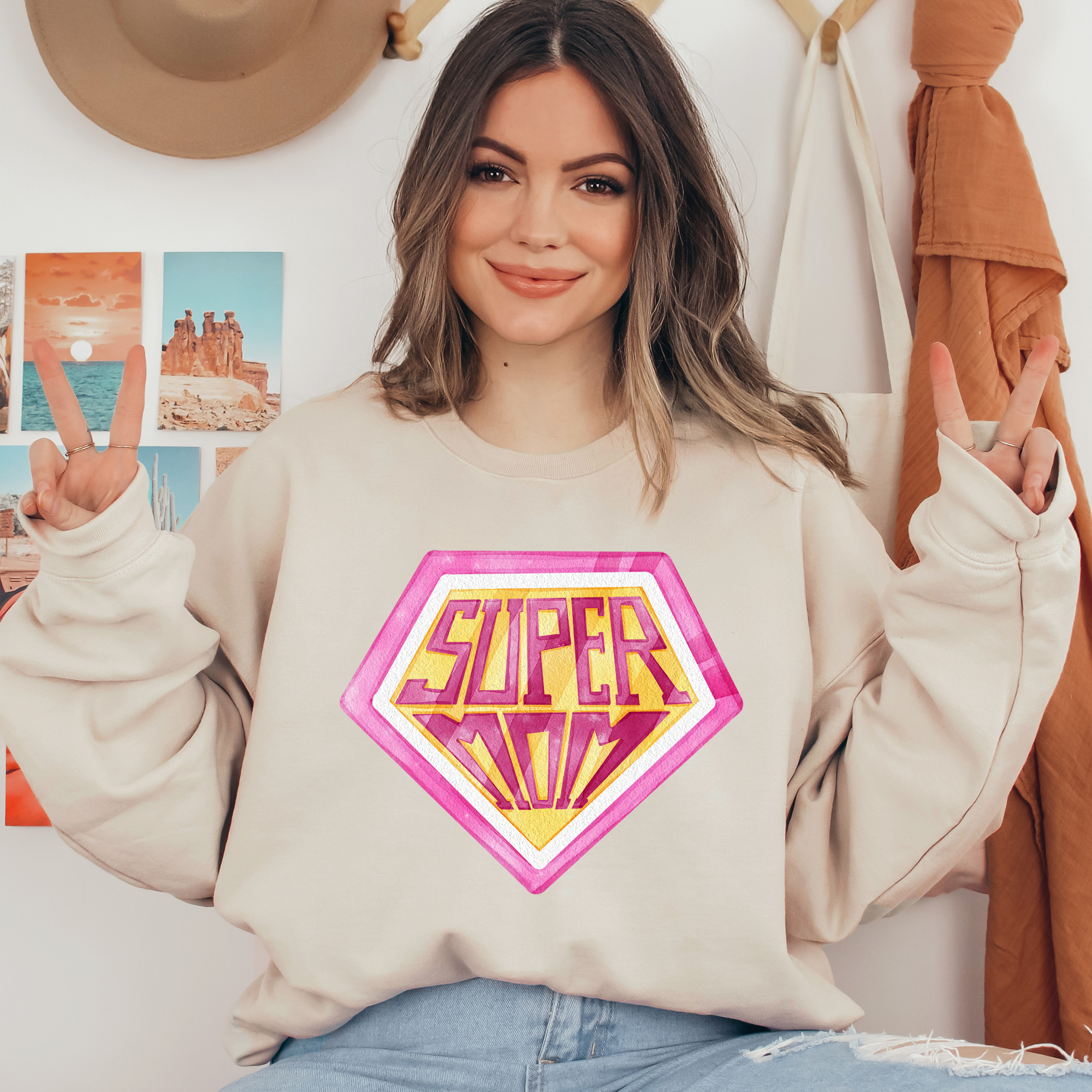 Super Mom Ready To Press DTF Transfers, DTF Hot Peel