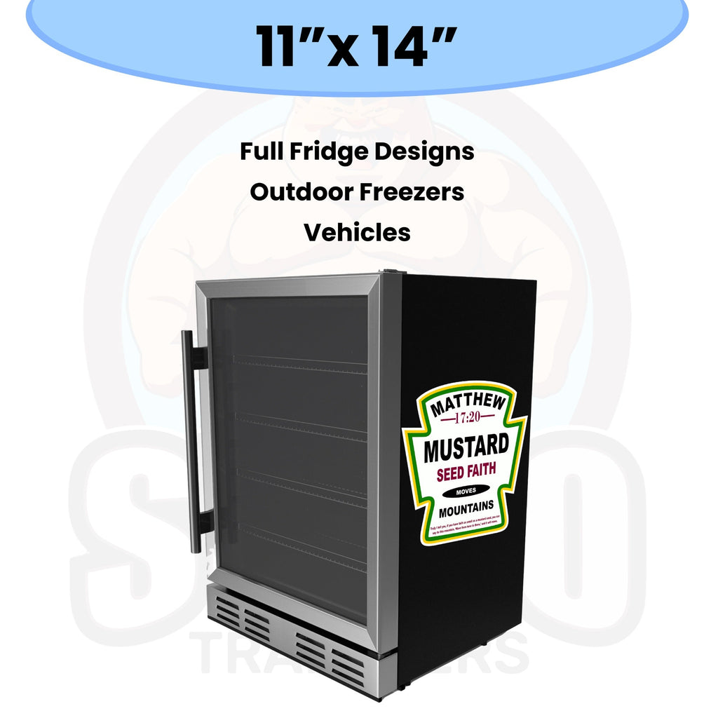 Custom UV DTF Transfer By Size